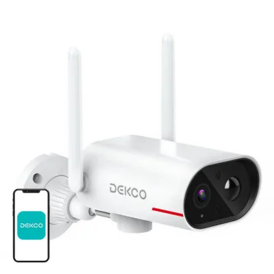 Päikesepaneeliga turvakaamera välitingimustesse DEKCO DC8L 3MP WiFi