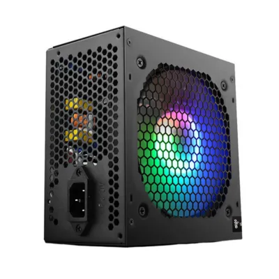 RGB toiteplokk Darkflash AK600 600W (mitte-modulaarne, 120 mm ventilaator)