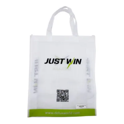 Riidest ostukott DELUX "JUST WIN" mittekootud