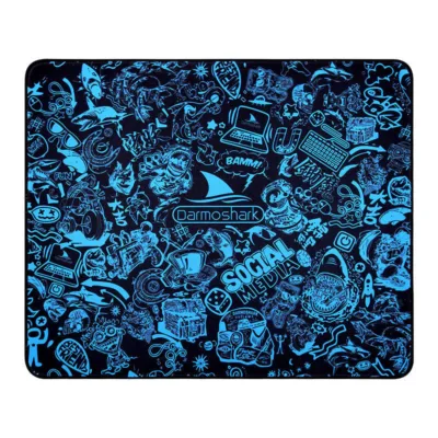 Sinine mängurihiirematt Darmoshark PAD-3 (360x300x4 mm)
