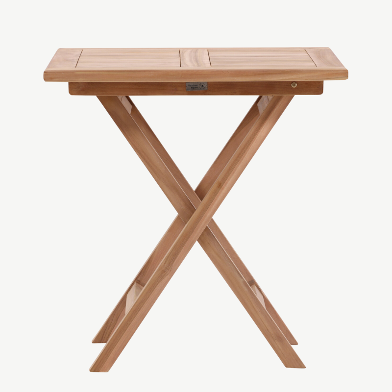 Tiigipuust kandiline aia söögilaud Kenya, naturaalne, 70×70, 2033-444 – 4