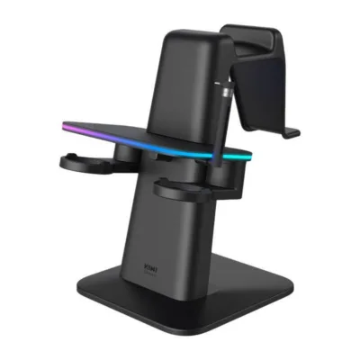 VR laadimisjaam Meta Quest 3/2/PRO-le Kiwi Design QC03 (must, USB-C)