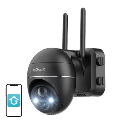 Välikaamera WiFi ieGeek ZS-GX1S 3MP 5200mAh (IP65, juhtmevaba)