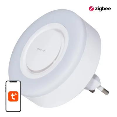 ZigBee signaalivõimendi ja öövalgus Heiman HS2RNL-E (akuga, Tuya tugi)