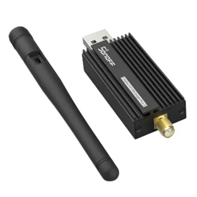 Zigbee 3.0 USB värav Sonoff Dongle-E (Home Assistant, avatud platvormid, antenniga)