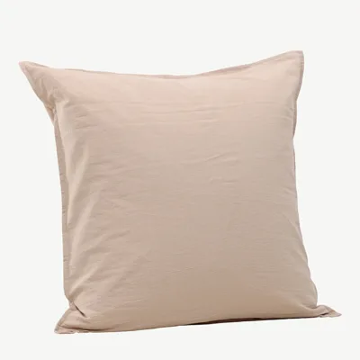 Pestud puuvillane padjapüür Ronja, beež, 60 x 60 cm, 17025-502