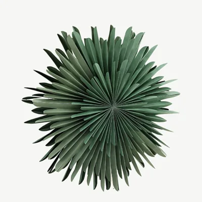 Roheline pabertähest rippvalgusti Sälen (Ø80 cm), 20033-104