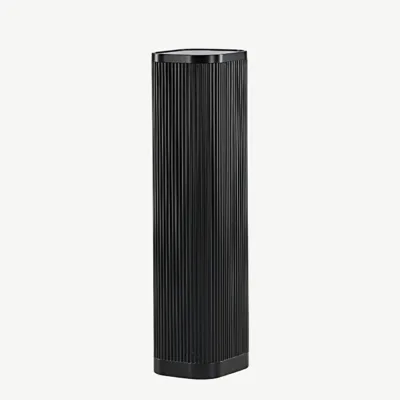 Lenoxi must MDF abilauake, minimalistlik disain, 24 × 30 × 100 cm, 20074-100