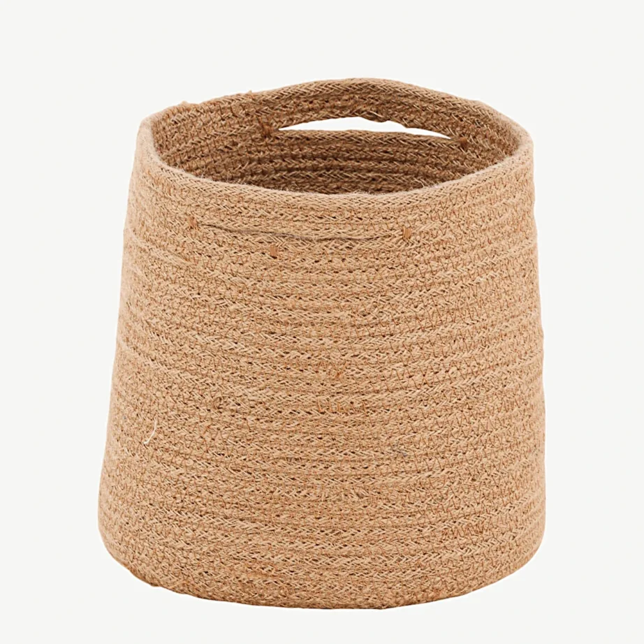 Bangalore ümmargune džuudist hoiukorv, naturaalne (28×26 cm), 60001-100 – 2