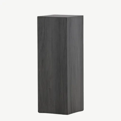 Musta värvi MDF-pjedestaallaud Ramsvik 23 × 23 × 65 cm - 61180-100