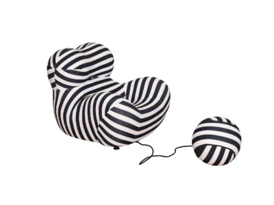 Must-valge tugitool Nua N31-5, elastne sile kangas