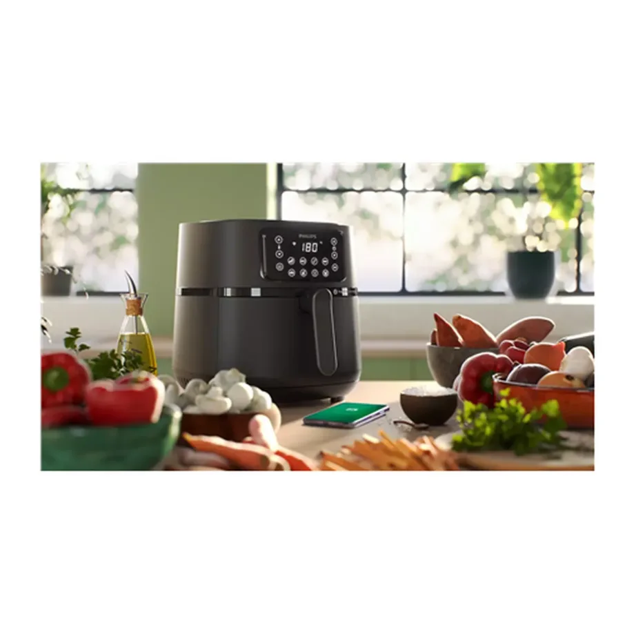 Philips HD9285/93 5000 Series XXL Connected Airfryer 7,2 L must digitaalne kuumaõhufritüür 30 cm – 4