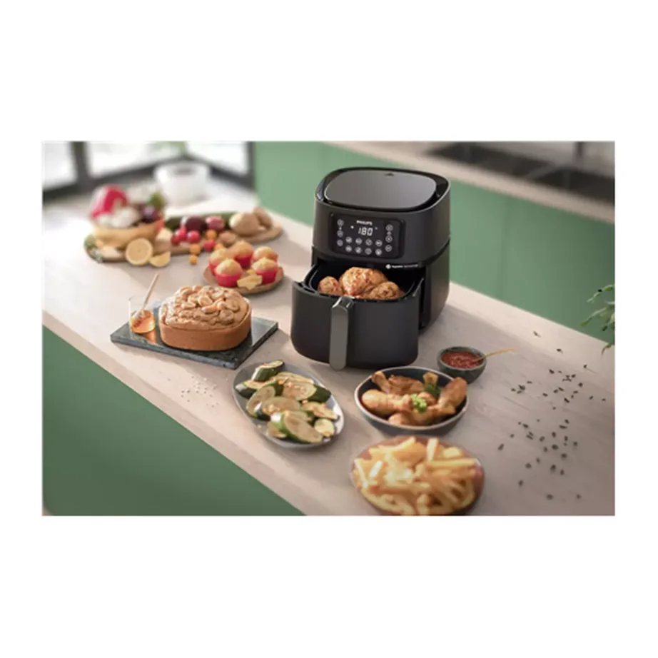 Philips HD9285/93 5000 Series XXL Connected Airfryer 7,2 L must digitaalne kuumaõhufritüür 30 cm – 5