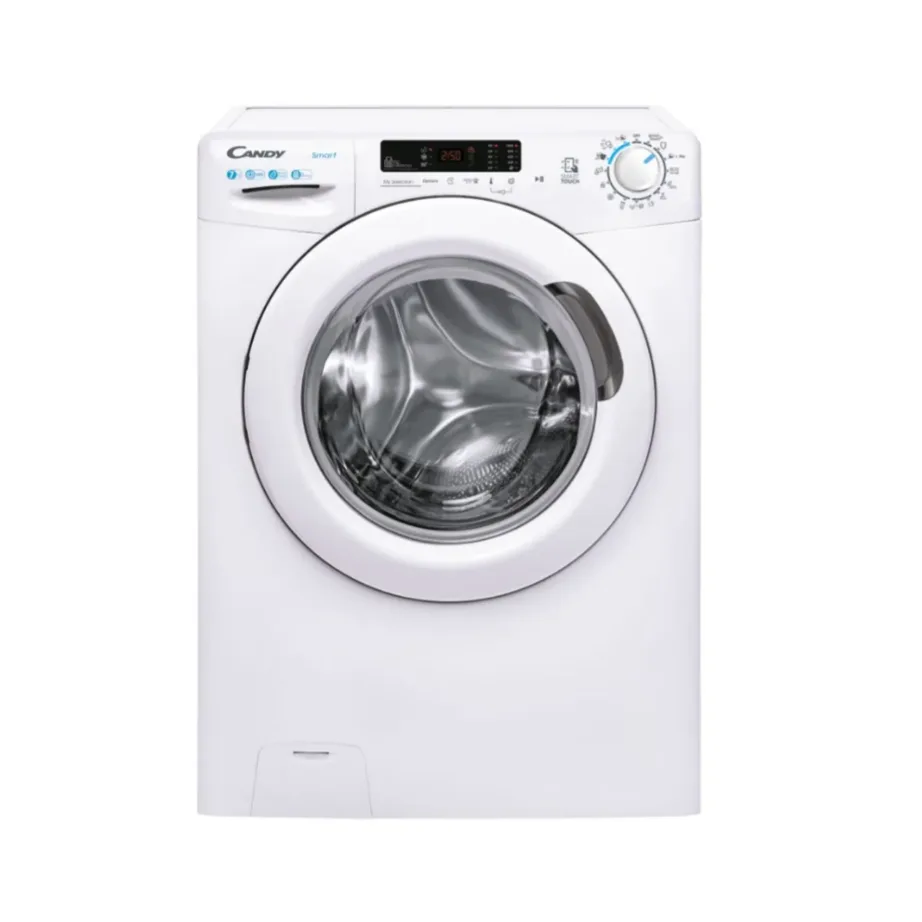 Candy CS4 1072DE/1-S 60 cm valge 7 kg eestlaetav pesumasin LCD-ekraaniga