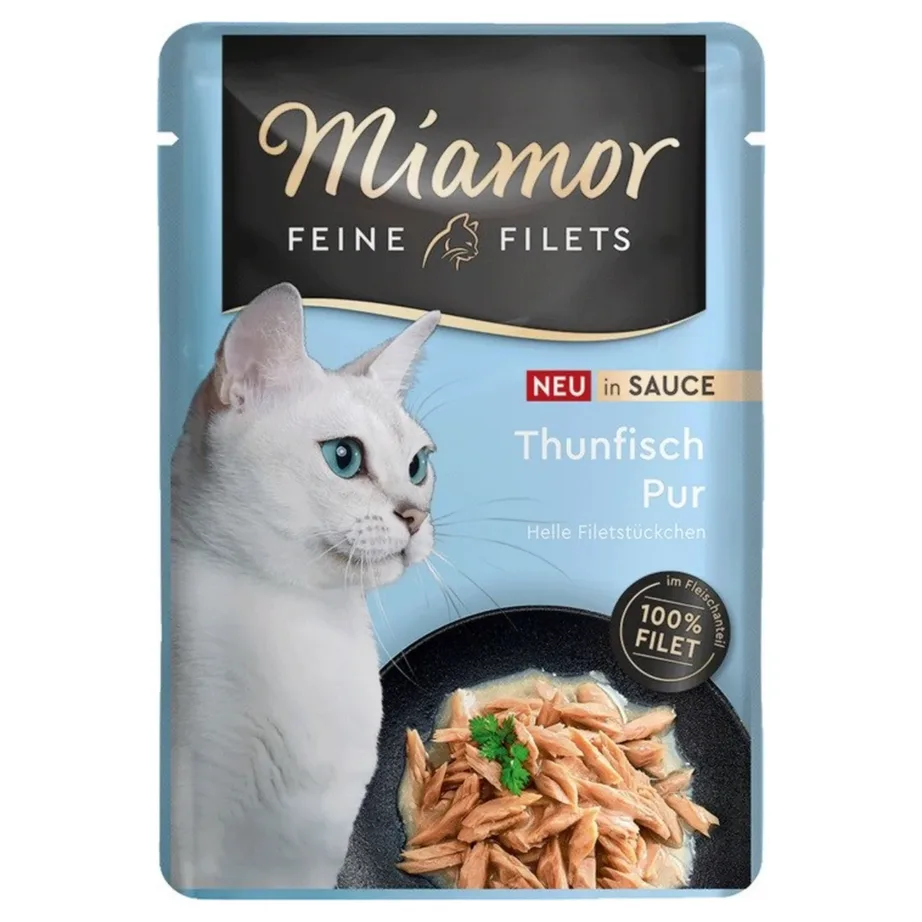 Miamor Fine Filets 100 g tuunikalaga teraviljavaba märgtoit täiskasvanud kassile