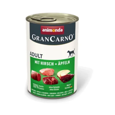 märg koeratoit sealiha hirveliha Animonda GranCarno 400g purk