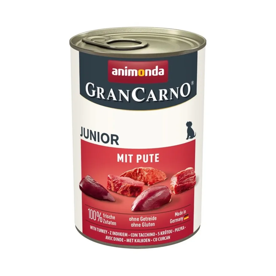 Animonda GranCarno Junior 400 g kalkunilihaga teraviljavaba märgtoit kutsikatele