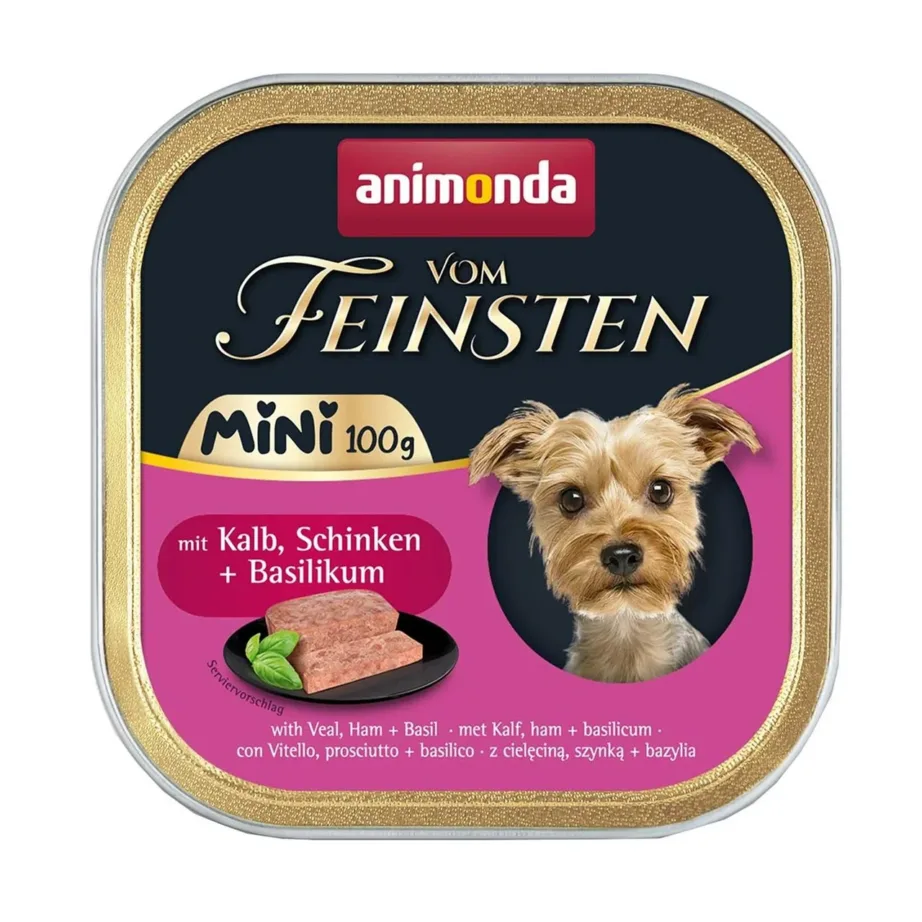 Animonda Vom Feinsten Adult Mini 100g vasikaliha märgtoit gluteenivaba väikestele koertele