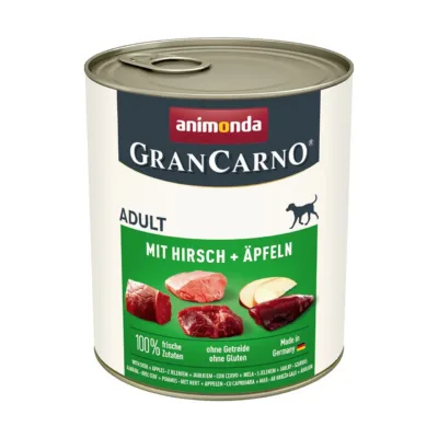 märg koeratoit hirvega Animonda GranCarno 800g purgis