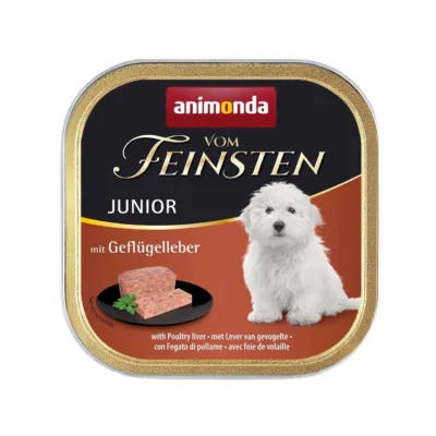 kutsikate linnumaksaga märgtoit Animonda Vom Feinsten 150g
