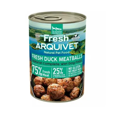 märg koeratoit pardilihaga ARQUIVET Fresh 400g purgis
