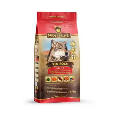 känguruliha koeratoit teraviljavaba Wolfsblut Red Rock 12,5 kg