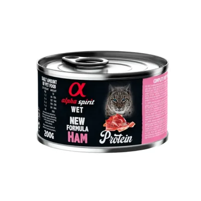 gluteenivaba sealiha märgtoit kassile Alpha Spirit 200g purk