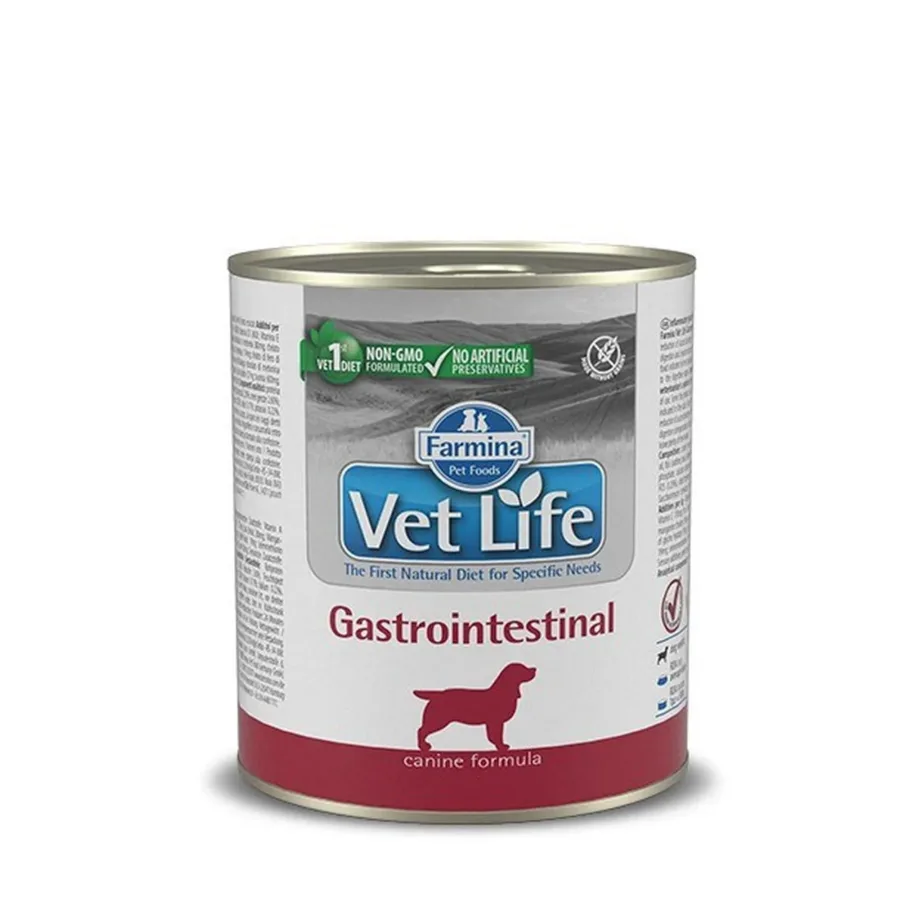 Farmina Vet Life Gastrointestinal 300 g kanaliha dieetmärgtoit täiskasvanud ja eakatele koertele soolestiku ning kõhunäärme toetuseks