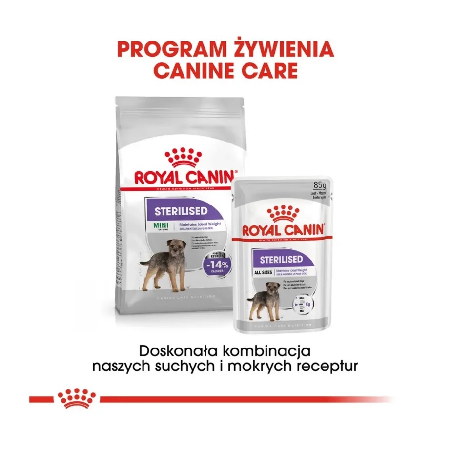 Royal Canin Mini Sterilised Care Nutrition 1 kg kuivtoit steriliseeritud väikest tõugu täiskasvanud koertele – 9